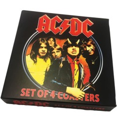 AC/DC - Pack 4 sous-verres AC/DC