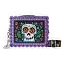 Disney - Sac à bandoulière Pixar Coco Miguel Floral Skull by Loungefly