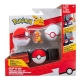 Pokémon - Ensemble pour ceinture Clip'n'Go Poké Ball, Luxe Ball & Salamèche