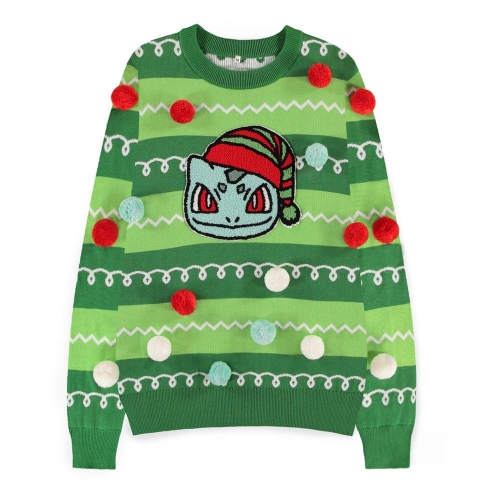 Pokémon - Sweat Christmas Jumper Bulbasaur