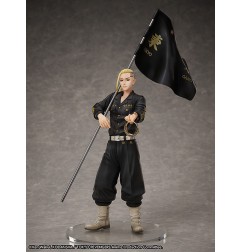 Tokyo Revengers - Set bague et statuette 1/8 Ken Ryuguji 30 cm , taille de la bague 19