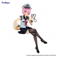 Re:Zero Starting Life in Another World Noodle Stopper - Statuette Ram Police Officer Cap with Dog Ears 16 cm