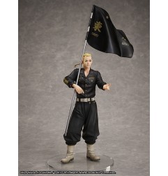 Tokyo Revengers - Set statuette PVC et bague 1/8 Ken Ryuguji 30 cm - taille de bague 13