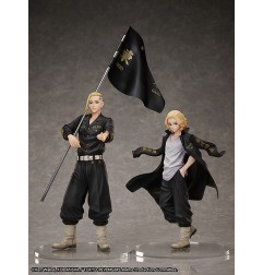 Tokyo Revengers - Set statuette PVC et bague 1/8 Ken Ryuguji 30 cm - taille de bague 15