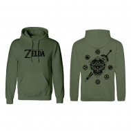 The Legend of Zelda - Sweat à capuche Logo And Shield
