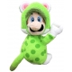 Super Mario - Peluche magnétique Cat Luigi 19 cm