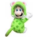 Super Mario - Peluche magnétique Cat Luigi 19 cm