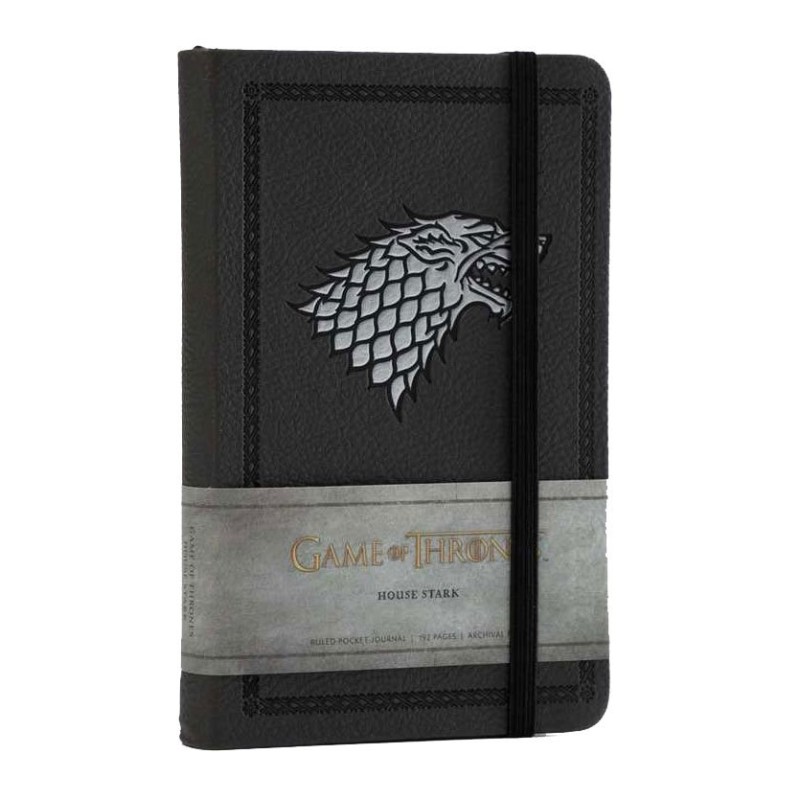 Le TrÃ'ne de fer - Le Trone de fer carnet de notes mini House Stark