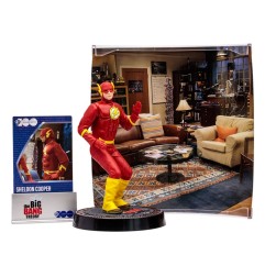 The Big Bang Theory - Figurine Movie Maniacs Sheldon Cooper as The Flash 15 cm