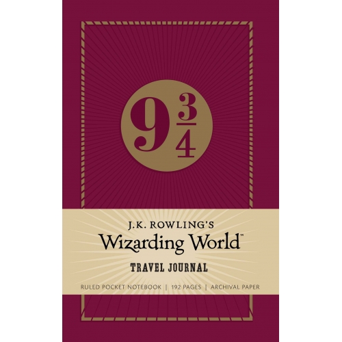 Harry Potter - Mini carnet de notes J.K. Rowling's Wizarding World Travel Journal Platform 9 3/4