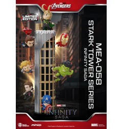 Marvel - Figurine Mini Egg Attack The Infinity Saga Stark Tower series Tony Stark & Mark VII suit pod mod 12 cm