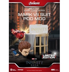 Marvel - Figurine Mini Egg Attack The Infinity Saga Stark Tower series Tony Stark & Mark VII suit pod mod 12 cm