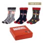 Marvel - Pack 3 paires de chaussettes Avangers 35-41