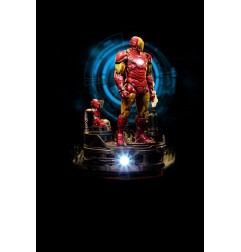 Marvel - Statuette 1/10 Deluxe Art Scale Iron Man Unleashed 23 cm