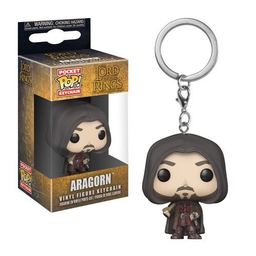 Le Seigneur des Anneaux - Porte-clés Pocket POP! Aragorn 4 cm