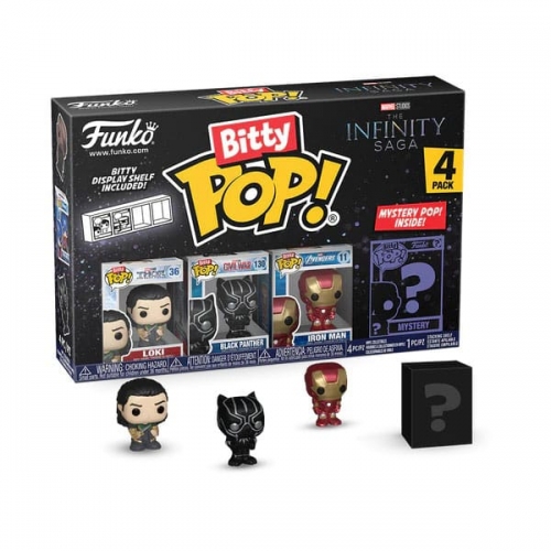 Marvel - Pack 4 figurines Bitty POP! Thor 2,5 cm