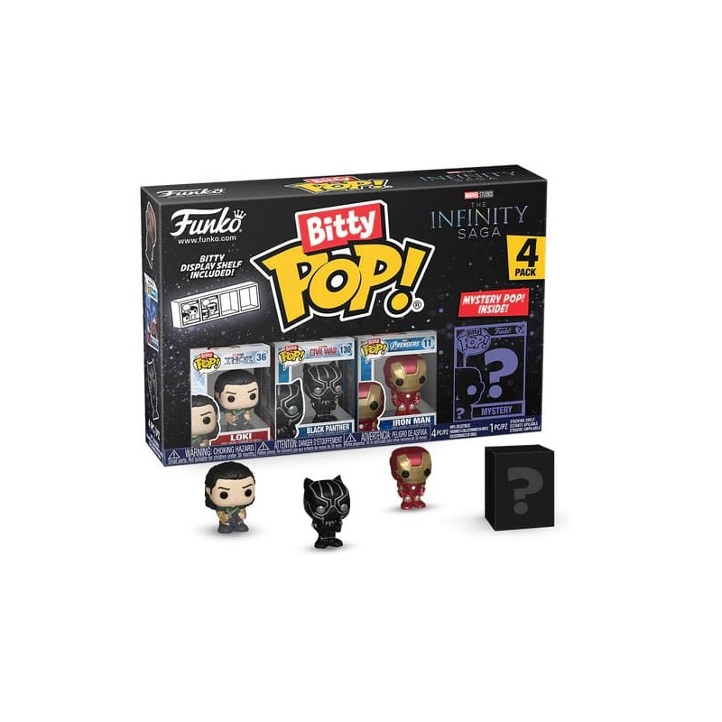 Marvel - Pack 4 figurines Bitty POP! Vinyl Thor 2,5 cm