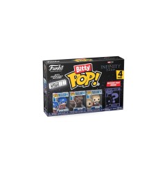 Marvel - Pack 4 figurines Bitty POP! Vinyl Captain America 2,5 cm