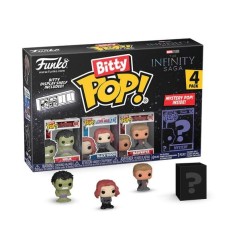 Marvel - Pack 4 figurines Bitty POP! Vinyl Hulk 2,5 cm