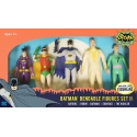 DC Comics - Pack 5 figurines flexibles Batman 1966 Set II 14 cm