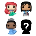 Disney Princesses - Pack 4 figurines Bitty POP! Ariel 2,5 cm