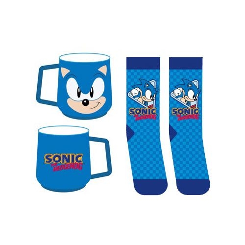 Sonic the Hedgehog - Set mug et chaussettes Sonic