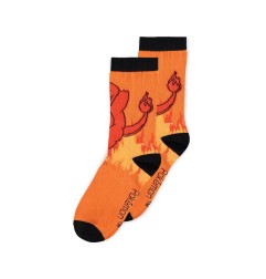Pokémon - Pokemon pack 3 paires de chaussettes Crew 39-42