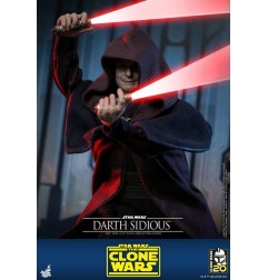 Star Wars : The Clone Wars - Figurine 1/6 Darth Sidious 29 cm