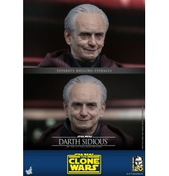 Star Wars : The Clone Wars - Figurine 1/6 Darth Sidious 29 cm