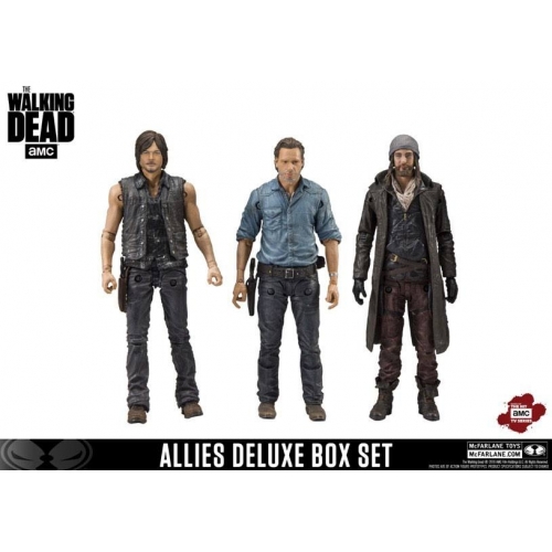 The Walking Dead - Pack 3 figurines Alliés 13 cm