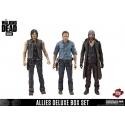 The Walking Dead - Pack 3 figurines Alliés 13 cm