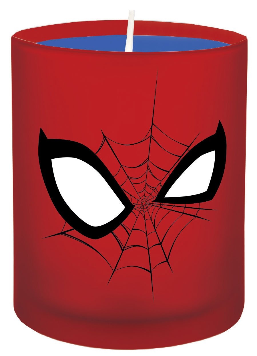 Marvel - Bougie verre Spider-Man 8 x 9 cm - Figurine-Discount