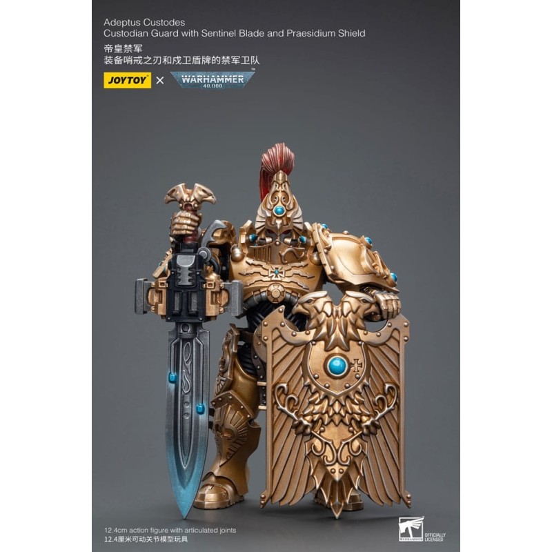 Warhammer - 40k figurine 1/18 Adeptus Custodes Custodian Guard with Sentinel Blade and Praesidium Shield
