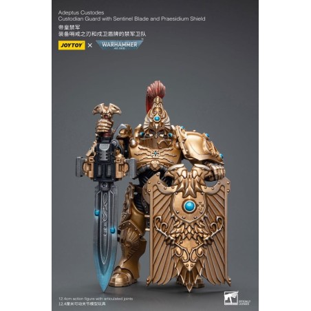 Warhammer - 40k figurine 1/18 Adeptus Custodes Custodian Guard with Sentinel Blade and Praesidium Shield