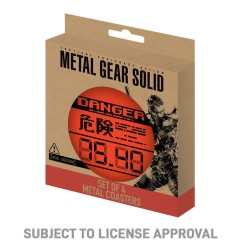 Metal Gear Solid - Pack 4 sous-verres
