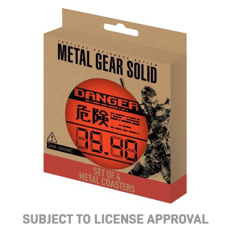 Metal Gear Solid - Pack 4 sous-verres