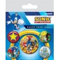 Sonic the Hedgehog - Pack 5 badges Speed Team Sonic the Hedgehog - Pack 5 badges Speed Team
