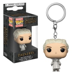 Le TrÃ'ne de fer - Le Trone de fer porte-cles Pocket POP! Vinyl Daenerys (White Coat) 4 cm