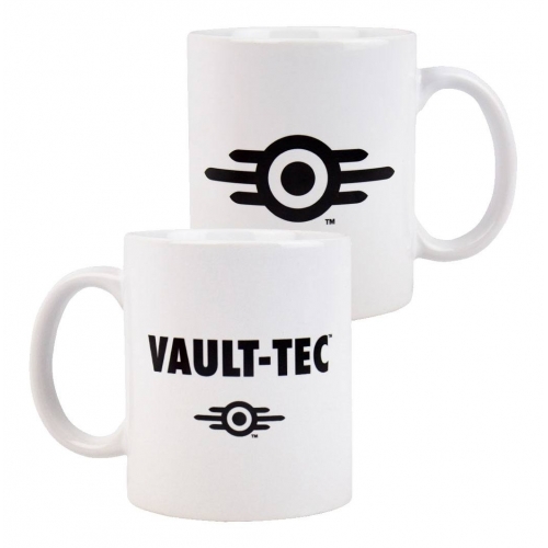 Fallout - Mug Vault-Tec Logo White