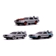 Retour vers le Futur - Pack 3 mini véhicules Diecast Nano Hollywood Cars Retour vers le Futur