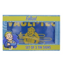 Fallout - Set de 3 panneau métal Brands