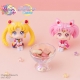 Sailor Moon Cosmos The Movie Look - Statuettes Look Up Eternal & Eternal Sailor Chibi Moon LTD Ver. 11 cm