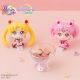 Sailor Moon Cosmos The Movie Look - Statuettes Look Up Eternal  & Eternal Sailor Chibi Moon LTD Ver. 11 cm