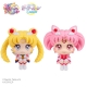 Sailor Moon Cosmos The Movie Look - Statuettes Look Up Eternal  & Eternal Sailor Chibi Moon LTD Ver. 11 cm