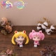 Sailor Moon Cosmos The Movie Look - Statuettes Look Up Eternal  & Eternal Sailor Chibi Moon LTD Ver. 11 cm