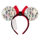 Disney - Set sac à dos et serre-tête Mickey & Friends 100th Anniversary AOP By Loungefly