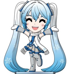 Hatsune Miku - Figurine Snow Miku 11 cm