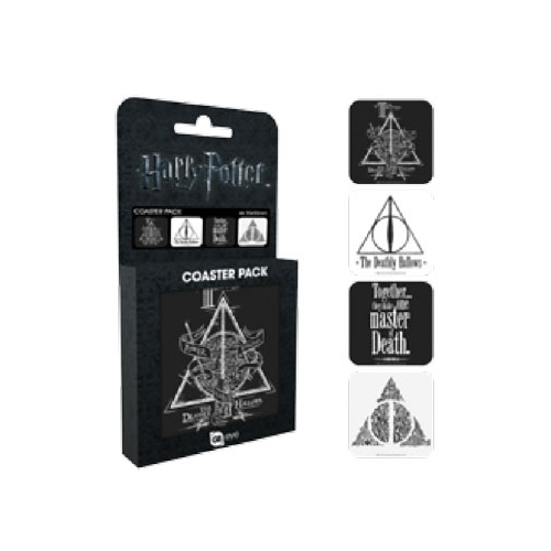 Harry Potter - Pack 4 sous-verres Deathly