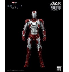 Marvel - Infinity Saga figurine 1/12 DLX Iron Man Mark 5 17 cm