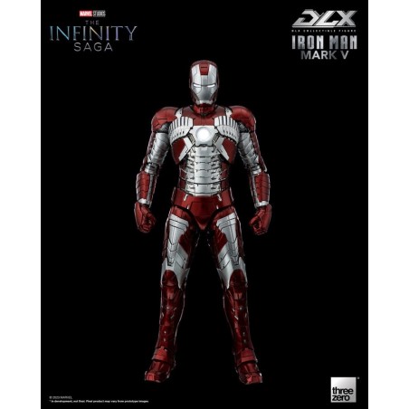 Marvel - Infinity Saga figurine 1/12 DLX Iron Man Mark 5 17 cm